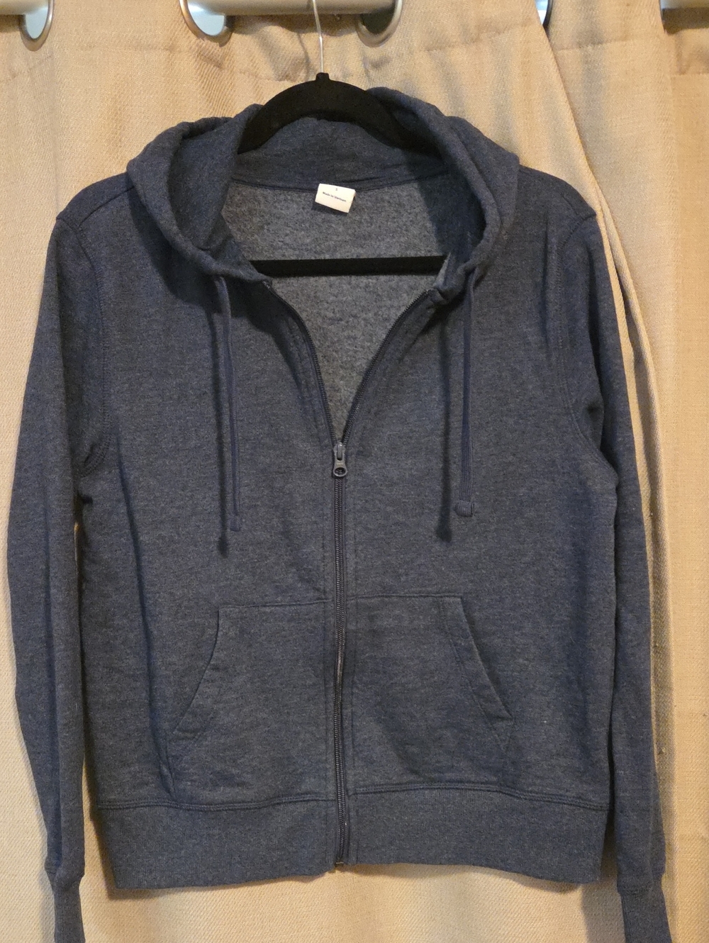 Amazon Essentials Blue Zip-Up Hoodie Sweatshirt